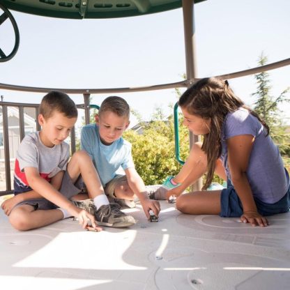 Swing Sets |  Adventure Tower with spider swing Sports & Fitness Brown-Green