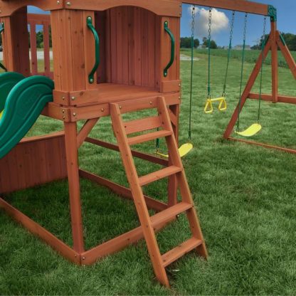 Swing Sets |  Atlantis Swing Set Sports & Fitness Brown