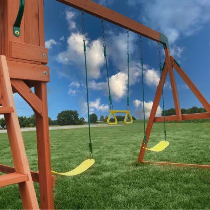 Swing Sets |  Atlantis Swing Set Sports & Fitness Brown