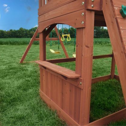 Swing Sets |  Atlantis Swing Set Sports & Fitness Brown