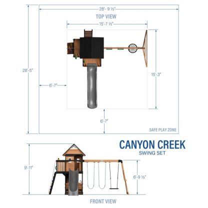 Swing Sets |  Canyon Creek Swing Set Sports & Fitness Kids