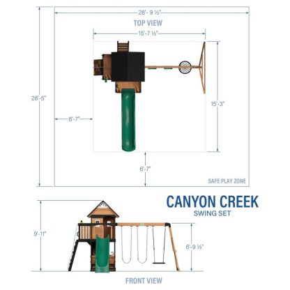 Swing Sets |  Canyon Creek Swing Set Sports & Fitness Kids