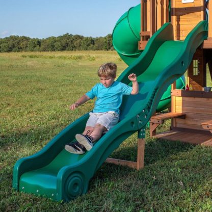 Swing Sets |  Cedar Cove Wooden Swing Set Sports & Fitness Swing Sets