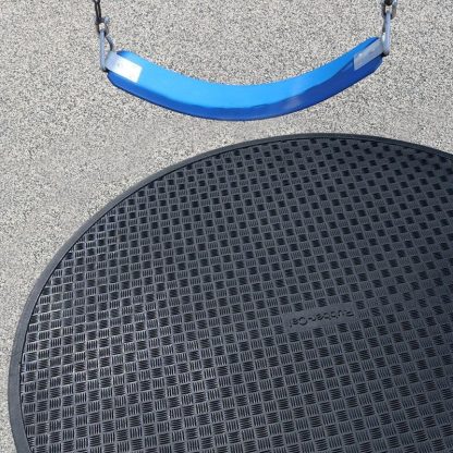 Swing Sets |  Circular Rubber Swing Set Mat – 54″ Diameter – 54in Diameter Sports & Fitness Swing Sets