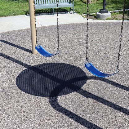 Swing Sets |  Circular Rubber Swing Set Mat – 54″ Diameter – 54in Diameter Sports & Fitness Swing Sets