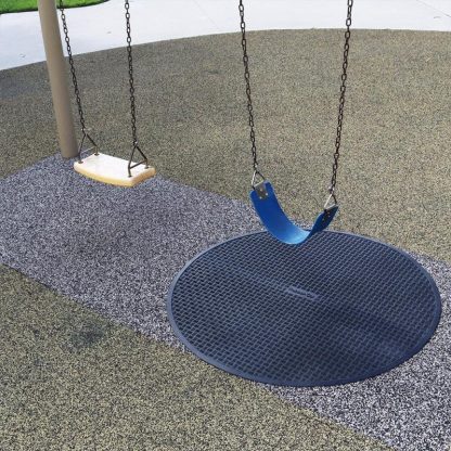 Swing Sets |  Circular Rubber Swing Set Mat – 54″ Diameter – 54in Diameter Sports & Fitness Swing Sets