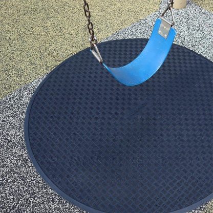 Swing Sets |  Circular Rubber Swing Set Mat – 54″ Diameter – 54in Diameter Sports & Fitness Swing Sets