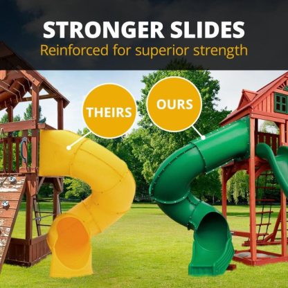 Swing Sets |  Empire Wooden Swing Set with Monkey Bars – Amber Sports & Fitness Swing Sets