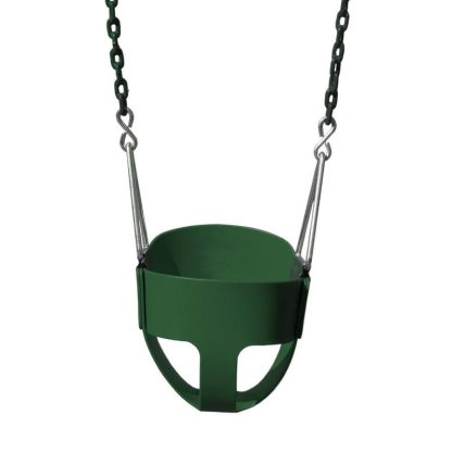 Swing Sets |  Full Bucket Toddler Swing with Coated Chains Sports & Fitness Swing Sets