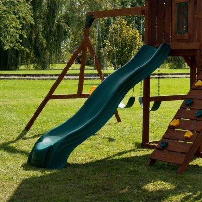 Swing Sets |  Green Alpine Wave Slide – Mounts to 54″ to 60″ Platforms Sports & Fitness Swing Sets