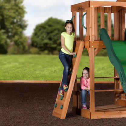 Swing Sets |  Hillcrest Swing Set Sports & Fitness Brown-Green