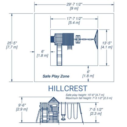 Swing Sets |  Hillcrest Swing Set Sports & Fitness Brown-Green