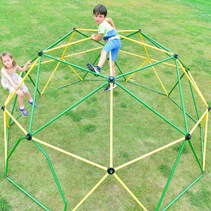 Swing Sets |  Kids Climbing Dome Tower – 12 ft Jungle Gym Geometric Playground Sports & Fitness Kids