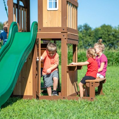 Swing Sets |  Lakewood All Cedar Wooden Swing Set Sports & Fitness Swing Sets