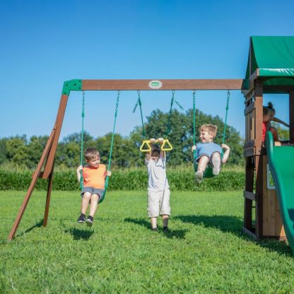 Swing Sets |  Lakewood All Cedar Wooden Swing Set Sports & Fitness Swing Sets