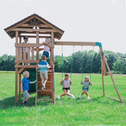 Swing Sets |  Lightning Ridge Swing Set Sports & Fitness Swing Sets