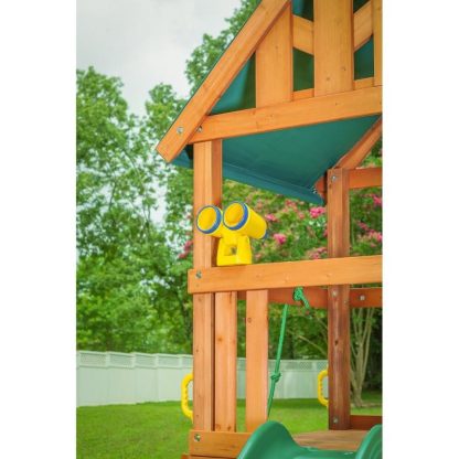 Swing Sets |  Mountain View Swing Set with Tarp Roof, Climbing Wall, Monkey Bars Sports & Fitness Swing Sets