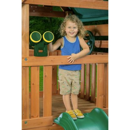 Swing Sets |  Mountain View Swing Set with Tarp Roof, Climbing Wall, Monkey Bars Sports & Fitness Swing Sets