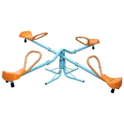 Swing Sets |  Outdoor Kids Spinning Seesaw, Backyard Sit and Rotation Teeter Totter – Multicolor Sports & Fitness Swing Sets