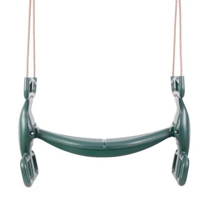 Swing Sets |  Plastic Double Glider Playground 2 Person Swing, Green Sports & Fitness Swing Sets