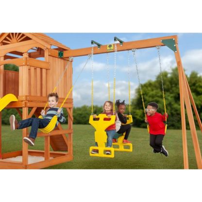 Swing Sets |  Timber Valley Wooden Swing Set Sports & Fitness Swing Sets