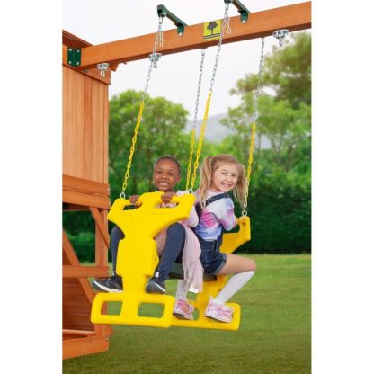 Swing Sets |  Timber Valley Wooden Swing Set Sports & Fitness Swing Sets