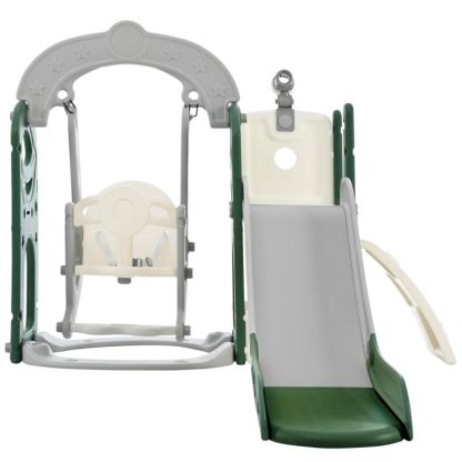 Swing Sets |  Toddler Slide and Swing Set 5 in 1, Kids Playground Climber Slide Playset with Telescope, Freestanding Combination for Babies Sports & Fitness Swing Sets