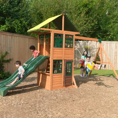 Swing Sets |  Treasure Cove Wooden Swing Set / Playset Sports & Fitness Swing Sets