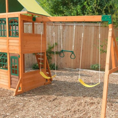 Swing Sets |  Treasure Cove Wooden Swing Set / Playset Sports & Fitness Swing Sets