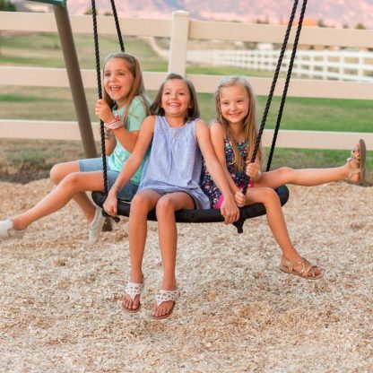 Swing Sets |  Two-Slide Swing Set Sports & Fitness Brown-Green