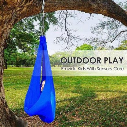 Swing Sets |  Wellco 39 in. x 110 in. Sensory Swing for Kids with Special Needs Swing Hammock for Child and Adult with Sensory Integration Sports & Fitness Swing Sets