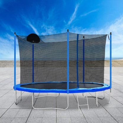 Trampolines |  12FT Trampoline With Board Sports & Fitness Trampolines