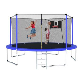 Trampolines |  40″ Round Classic Mini Bouncer with Enclosure Sports & Fitness Trampolines