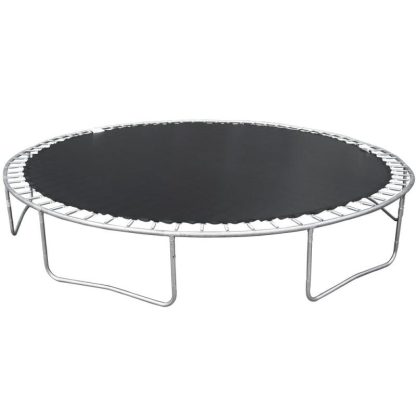 Trampolines |  14FT Blue/Green Switchable Outdoor Trampoline, Trampoline Enclosure and Netting, Sports Fitness Trampoline with Basketball Hoop Sports & Fitness Trampolines