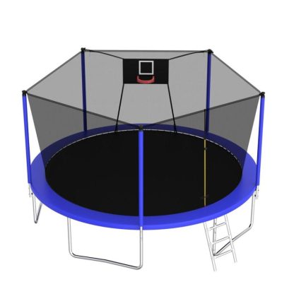 Trampolines |  14FT Trampoline Set with Swing,Sports Fitness Trampolines with Enclosure Net, Recreational Trampolines for Outdoor Indoor Sports & Fitness Trampolines