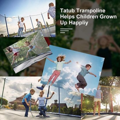 Trampolines |  16FT Trampoline for Kids with Safety Enclosure Net and Ladder Sports & Fitness Trampolines