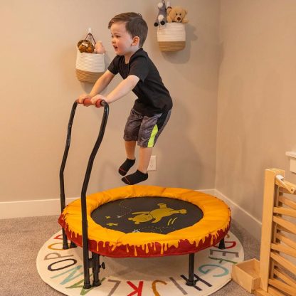 Trampolines |  36″ Winnie the Pooh folding mini trampoline Sports & Fitness Trampolines