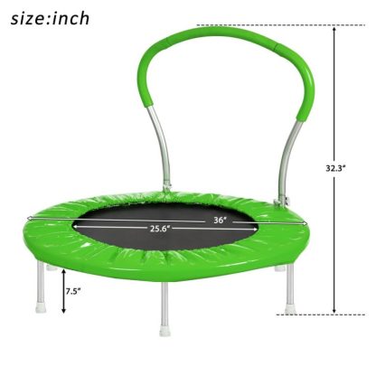 Trampolines |  36″Trampoline with handle Sports & Fitness Trampolines