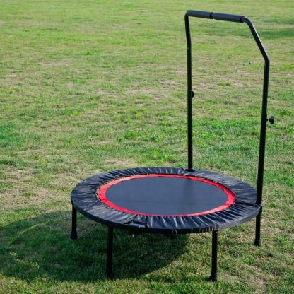 Trampolines |  40 Inch Mini Exercise Trampoline for Adults or Kids – Black Sports & Fitness Black