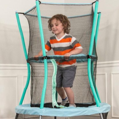 Trampolines |  40″ Round Classic Mini Bouncer with Enclosure Sports & Fitness Trampolines