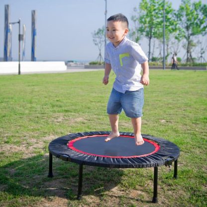 Trampolines |  40″Mini Exercise Trampoline for Adults or Kids – Indoor Fitness Rebounder Trampoline with Safety Pad Sports & Fitness Trampolines