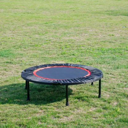 Trampolines |  40″Mini Exercise Trampoline for Adults or Kids – Indoor Fitness Rebounder Trampoline with Safety Pad Sports & Fitness Trampolines