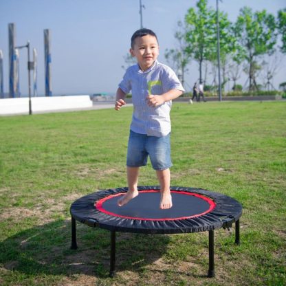 Trampolines |  40″Mini Exercise Trampoline for Adults or Kids – Indoor Fitness Rebounder Trampoline with Safety Pad Sports & Fitness Trampolines