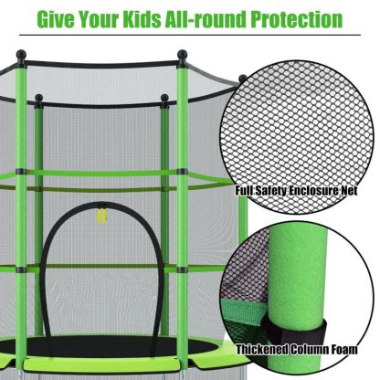 Trampolines |  55″ Kids Trampoline for Indoor/Outdoor Exercise Sports & Fitness Trampolines