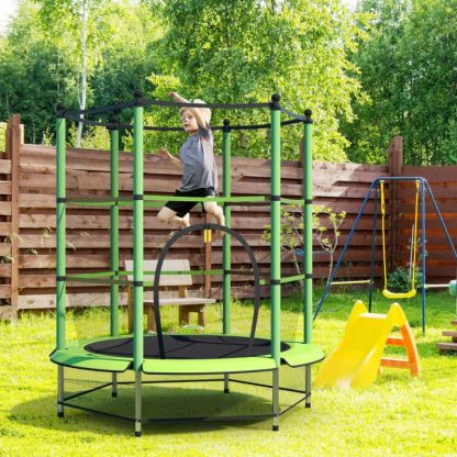 Trampolines |  55″ Kids Trampoline for Indoor/Outdoor Exercise Sports & Fitness Trampolines