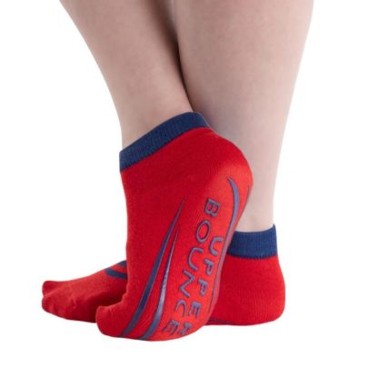 Trampolines |  Machrus Non-Slip Trampoline Ankle Socks – Red – 1 Pair Sports & Fitness Trampolines