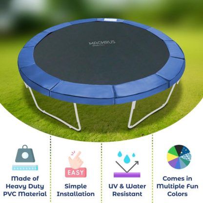 Trampolines |  Machrus Replacement Trampoline Spring Cover Safety Pad for 16x14FT Oval Trampolines Sports & Fitness Trampolines