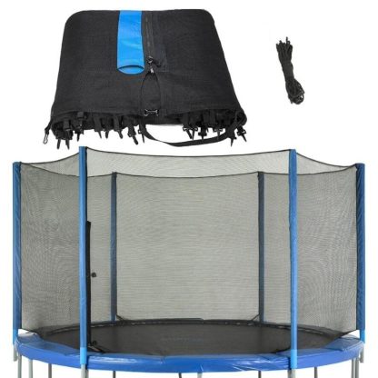 Trampolines |  Machrus Trampoline Replacement Net, For 7.5′ Round Frame Using 6 Straight Poles, Installs Outside of Frame-NET ONLY Sports & Fitness Trampolines