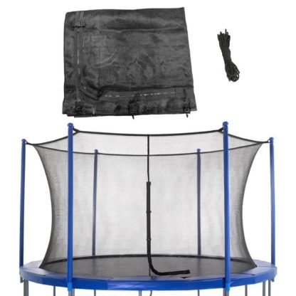 Trampolines |  Machrus Trampoline Safety Enclosure Net, For 8′ Round Frame, Using 6 Poles (or 3 Arches) – Net Only – MultiColor Sports & Fitness Trampolines