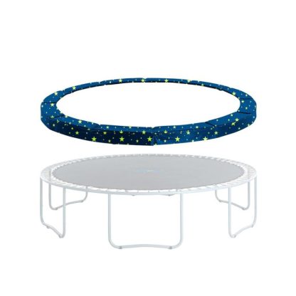 Trampolines |  Machrus Trampoline Super Spring Cover Safety Pad; Fits 9 FT Round Trampoline Frame Sports & Fitness Maui Marble/Purple/Aquamarine/Starry Night